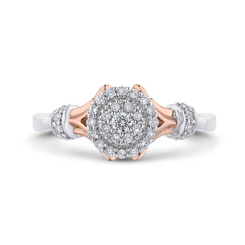 14k Rose Gold Custom Diamond Fashion Ring #102975 - Seattle Bellevue |  Joseph Jewelry