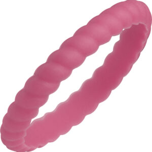 Tr?Band™ Silicone Spiral Pink Ring