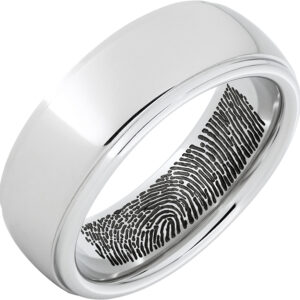 Serinium™ Ring With Custom Fingerprint Laser Engraving