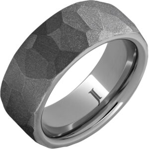 Rugged Tungsten™ Chisel Sandblast Ring